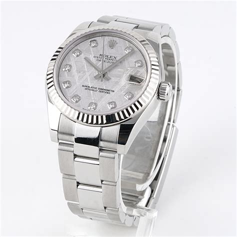 rolex 31mm datejust diamond dial|Rolex Datejust 31 white gold.